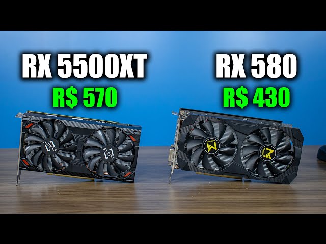 QUAL É A MELHOR GPU BARATA DO ALIEXPRESS? RX 580 VS RX 5500 XT