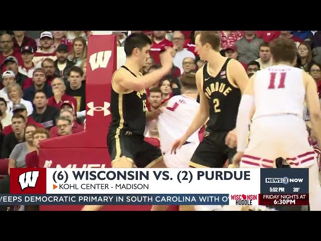 Wisconsin falls to Purdue
