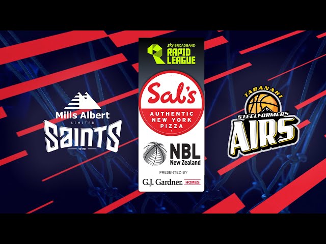 LIVE - Wellington Saints v Taranaki Airs  |  @SalsNBL 2024