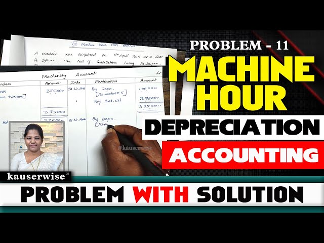 [11] Machine Hour Rate Method | Depreciation Accounting | by Kauserwise