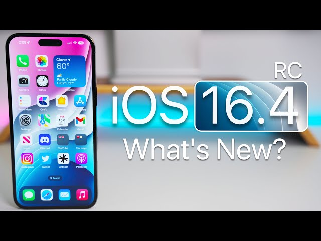 iOS 16.4 RC is Out! - What's New?