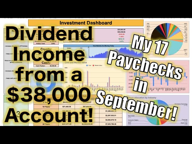 How much my Dividend Growth Portfolio Paid me in the Month of September!