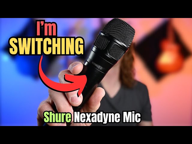 My New Go-To Mic for MORE CLARITY & LESS STAGE BLEED: Shure Nexadyne