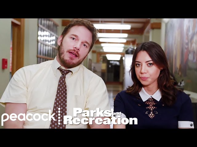 April and Andy (Behind The Scenes) | Parks and Recreation