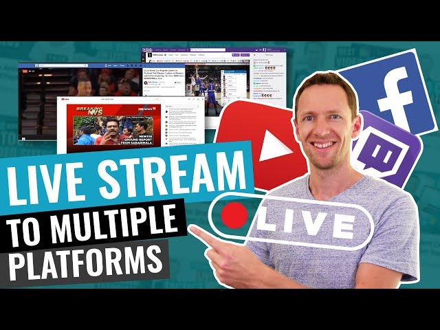 Live Stream to Multiple Platforms at the same time (How to Simulcast!)