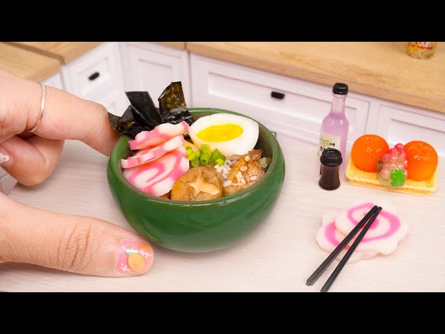 Satisfying Miniature Ramen Noodles | Delicious Miniature Food By Yummy Bakery Cooking