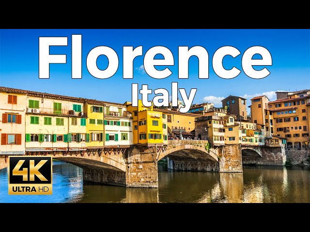 Florence, Italy Walking Tour 2021 (4k Ultra HD 60fps) – With Captions