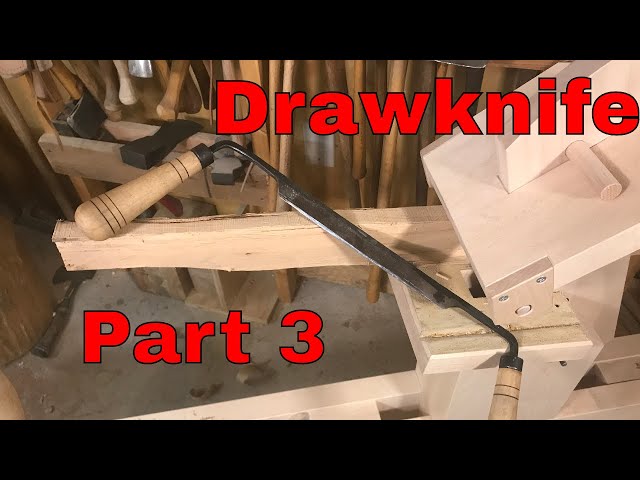 Forging a drawknife - part three - making handles