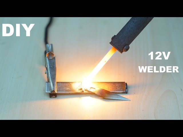 How to make mini Welding Machine with 12V battery