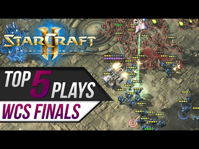 Starcraft 2: TOP 5 Plays - WCS GLOBAL FINALS