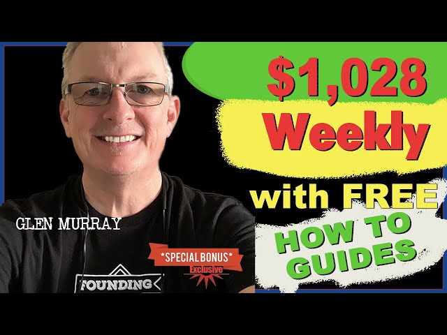 Make $1028 weekly by giving away a free quickstart setup guide for affiliate marketing