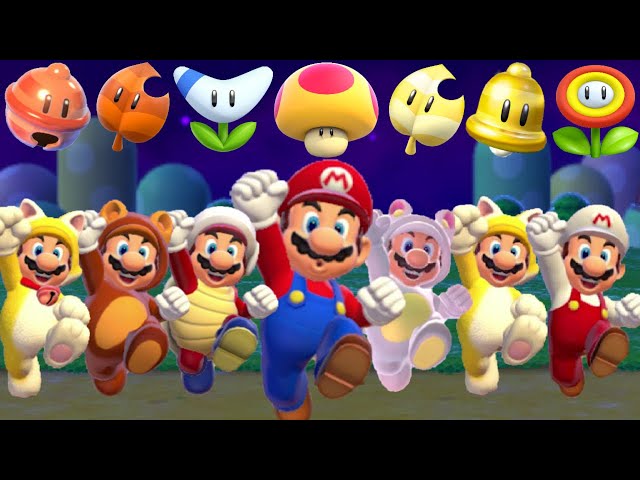Super Mario 3D World - All Power-Ups