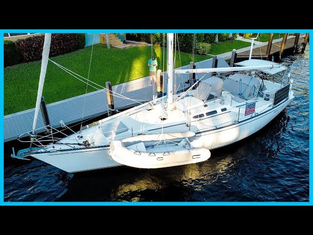 An AMAZING Deal on a 44' Bluewater Cruiser [Full Tour] Learning the Lines