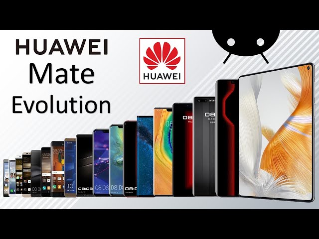 Evolution of Huawei Mate Series