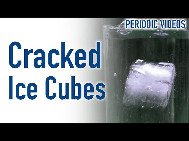 Why do ice cubes crack in drinks? (SLOW MOTION)