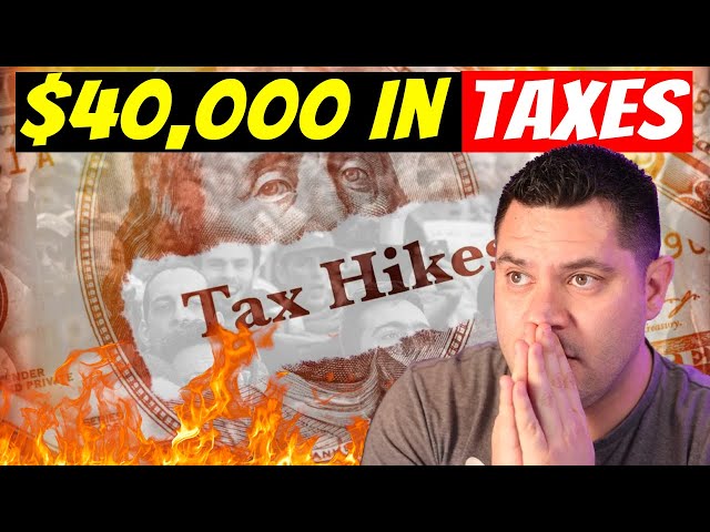LARGEST Tax Hike EVER | $40,000 Per Year Per Family