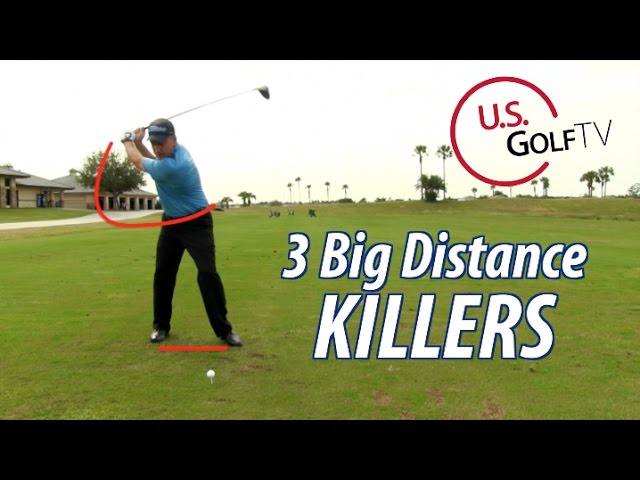 3 Big Distance Killers for Driver - Golf Tips