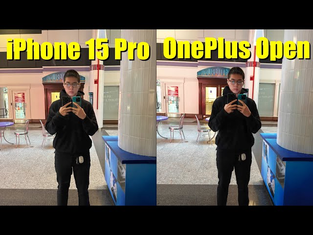 OnePlus Open vs iPhone 15 Pro Camera Comparison