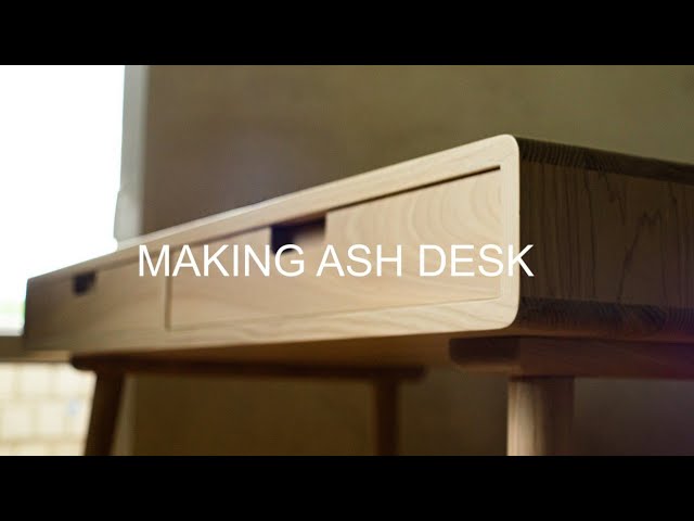 Making a Desk from ash wood // Woodworking  // DIY // Table making   #woodworking #DIY #handmade