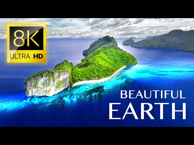BEAUTIFUL EARTH: Most Incredible Places in the Planet 8K ULTRA / Piano Relaxing Music