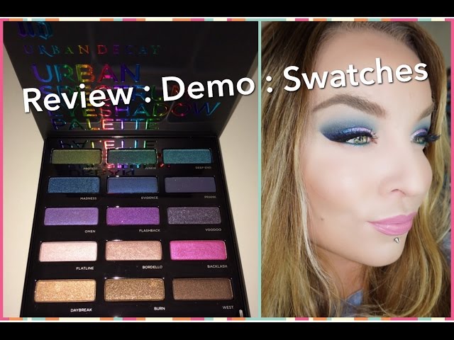Review : Urban Decay Urban Spectrum Eyeshadow Palette for Holiday 2015