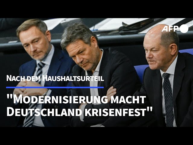 Scholz: Modernisierung macht Deutschland krisenfest | AFP