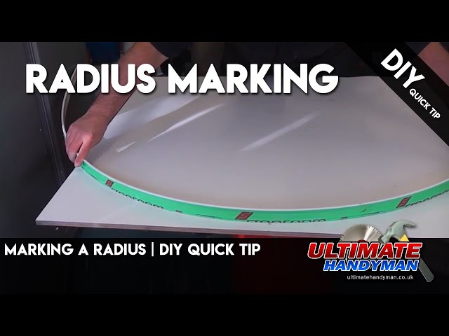 Marking a radius | DIY Quick tip