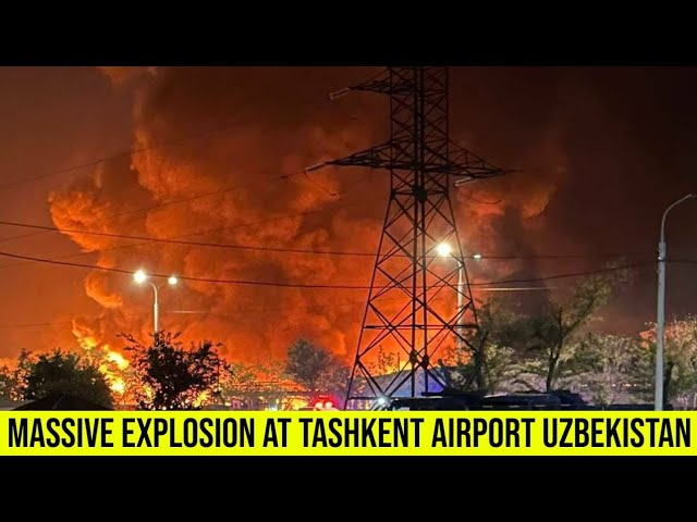 A major explosion just happened at the airport in Tashkent, Uzbekistan.