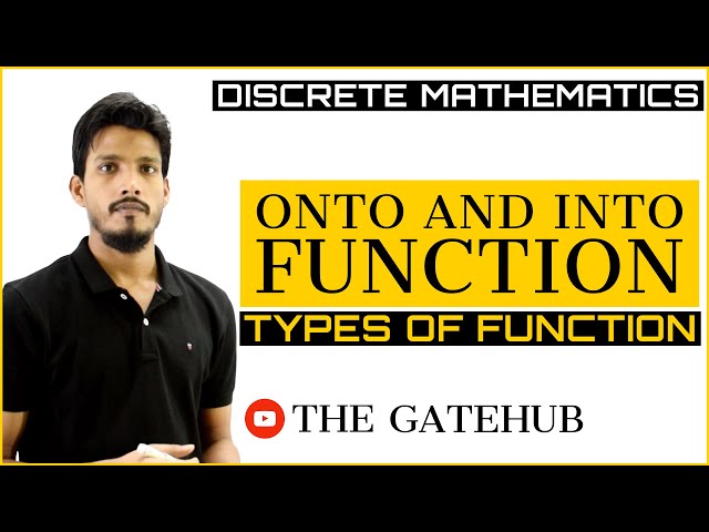 Onto and Into Function | Surjective Function | Discrete Mathematics