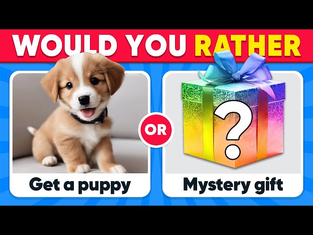 Would You Rather...? 🎁 MYSTERY Gift Edition | Quiz Kingdom