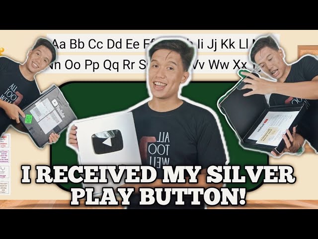 I RECEIVED MY SILVER PLAY BUTTON FROM YOUTUBE (PLUS A SPECIAL ANNOUNCEMENT)