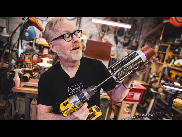 Adam Savage's Favorite Tools: Drill Powered Paint Can Mixer!