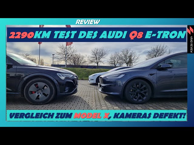 Fazit, 2290km im Audi Q8 e-tron, Das Review zum neuen e-tron Facelift, Vergleich mit Tesla Model X