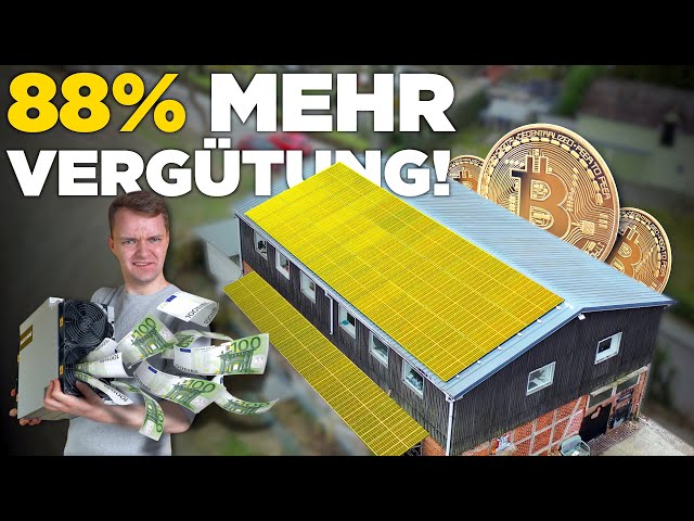 Bitcoin Mining mit PV-Überschuss: Der Ersatz für die geringe Einspeisevergütung!