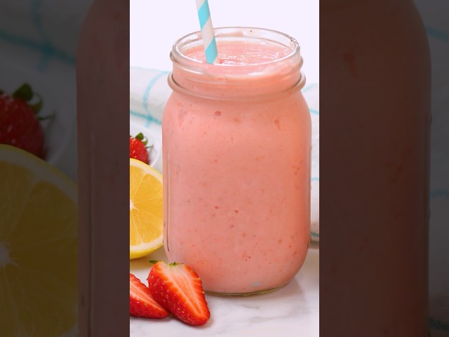 Frozen Strawberry Lemonade Recipe | #shorts