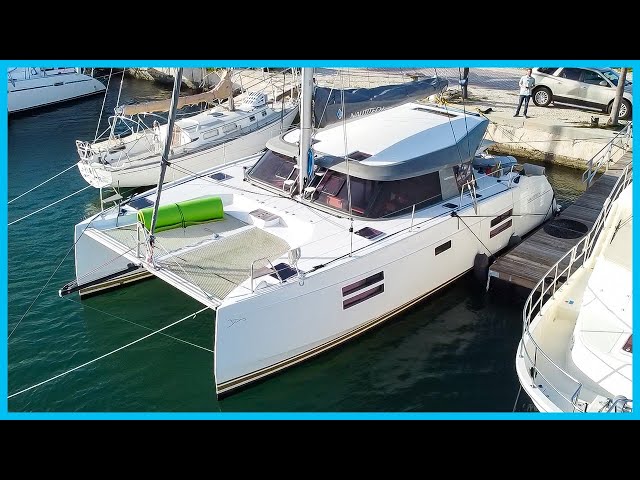 $450,000 Yacht Tour [Nautitech 40 Open] Learning the Lines