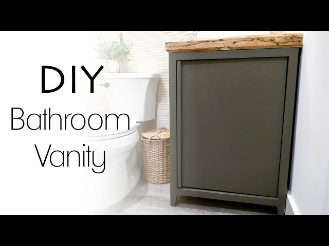 Building a Bathroom Vanity {DIY Plans}