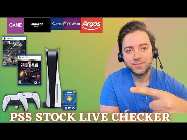 PS5 Restock (Live)| PS5 Stock Drop (Game & Currys) | PS5 Live
