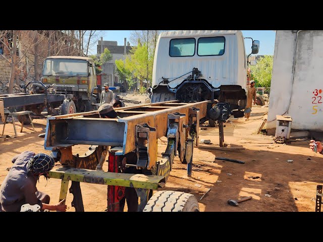 How to Rebuild Broken Truck Chassis  Completely Restoring and Rebuilding Project
