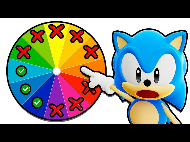 Can You Beat A Sonic Game Without Touching A Character's Color?