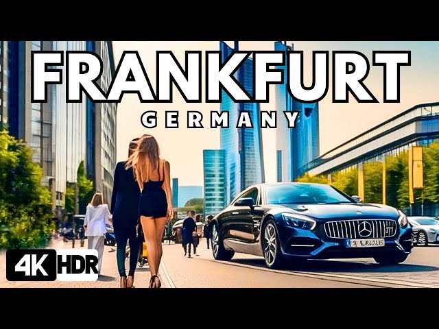 Exploring Frankfurt in Stunning 4K HDR | A Walk Through Germany's Dynamic Metropolis Part 1