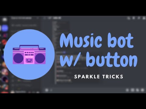 how make a Advanced music bot with button (no codding) | in replit | 24/7 online