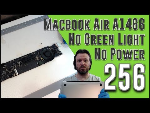 #256 Macbook Air A1466, 820-00165, no power, no green light