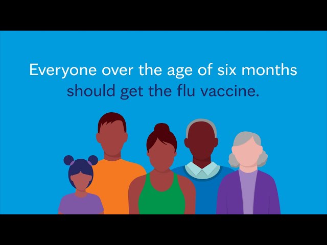 Anyone over 6 months should get a flu vaccine now