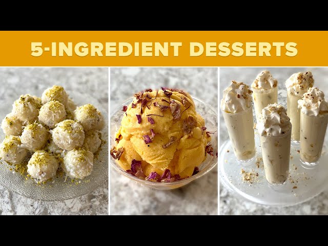 This Chef Makes 3 Indian Desserts Using Only 5 Ingredients Each • Tasty