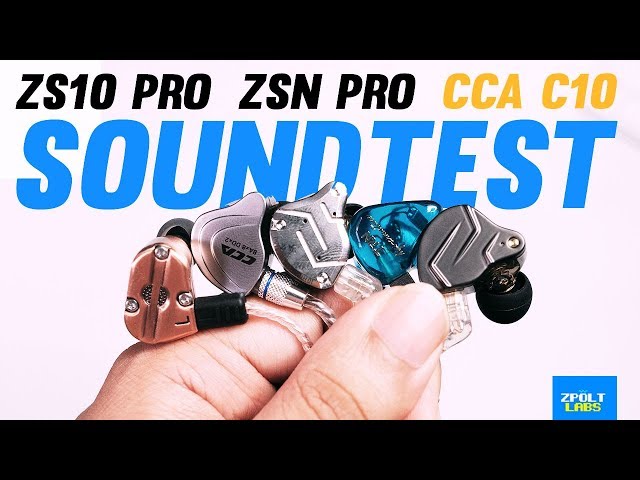 🔥 SOUND TEST 🔥 - KZ ZSN Pro, KZ ZS10 Pro, CCA C10, TRN IM1 Pro, Revonext QT5