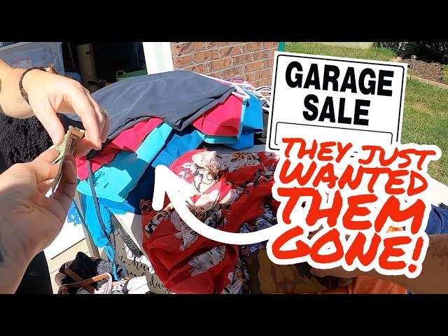 These Yard Sale Sellers Just Wanted Their Stuff GONE!!