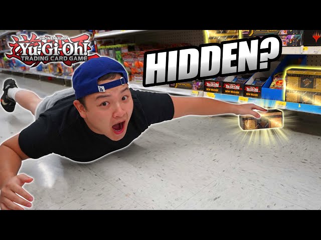 SEARCHING FOR HIDDEN YU-GI-OH! CARD PACKS IN STORE! What did I find? #1