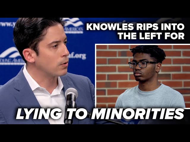 CRUEL AND UNCOMPASSIONATE: Knowles rips into the Left for lying to minorities