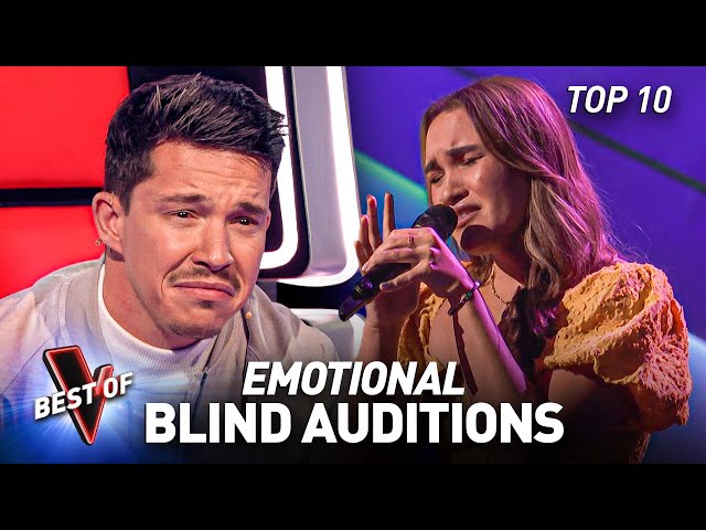 Heartbreaking EMOTIONAL Blind Auditions That Had the Coaches In Tears on The Voice | Top 10